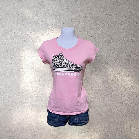Converse Pink Tee - Picture 1 of 2